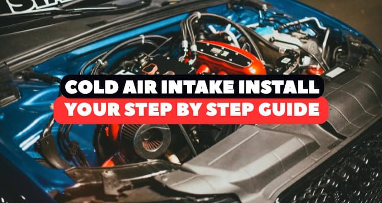 how to install cold air intake